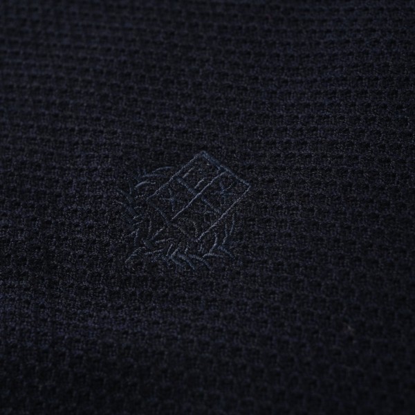 LORO PIANA Short Sleeved Knitted Polo Shirt 