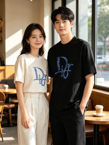 DIOR T Shirts Men's White 