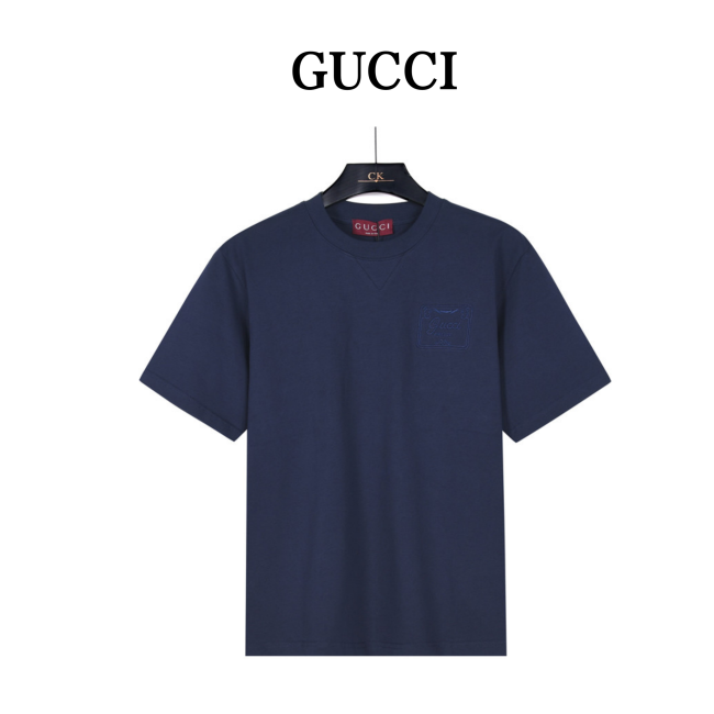 GUCCI Logo Printed Jersey T Shirt