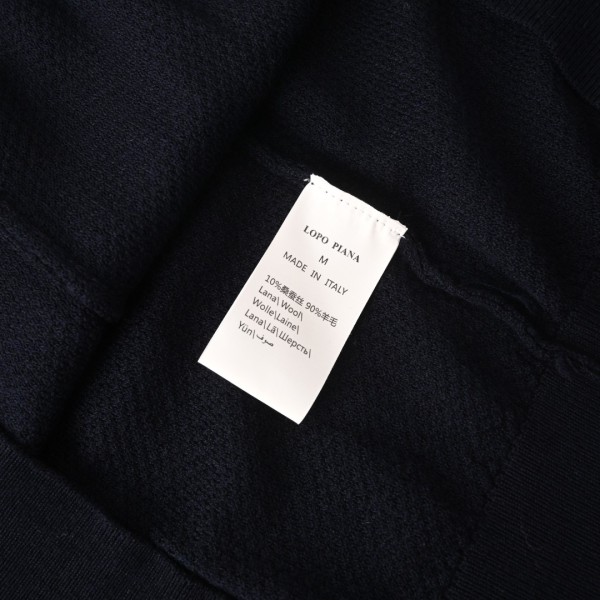 LORO PIANA Short Sleeved Knitted Polo Shirt 