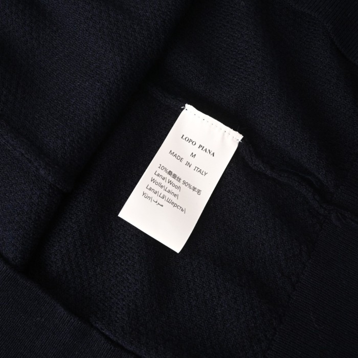 LORO PIANA Short Sleeved Knitted Polo Shirt 