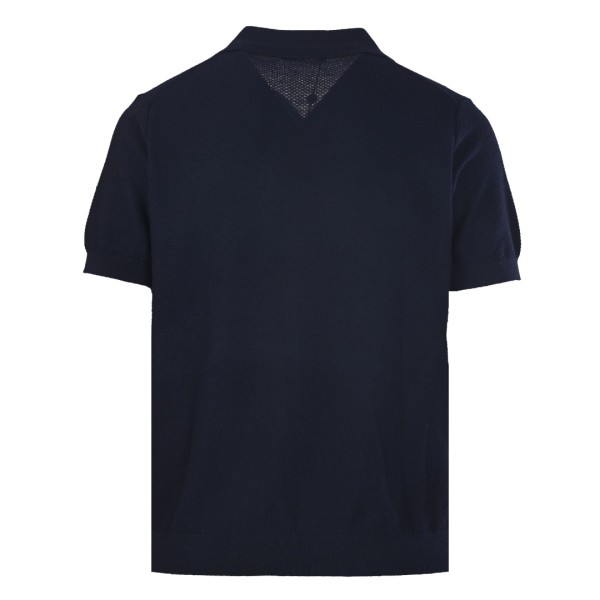 LORO PIANA Short Sleeved Knitted Polo Shirt 