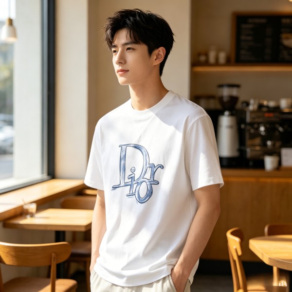 DIOR T Shirts Men's White 