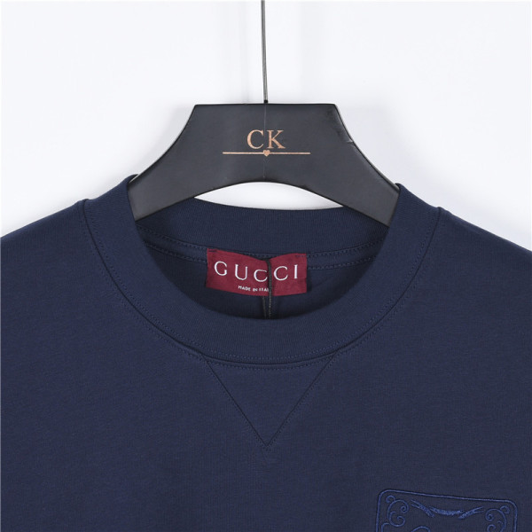 GUCCI Logo Printed Jersey T Shirt