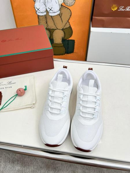 Loro Piana Week End Walk Low top Casual Shoes Men's white