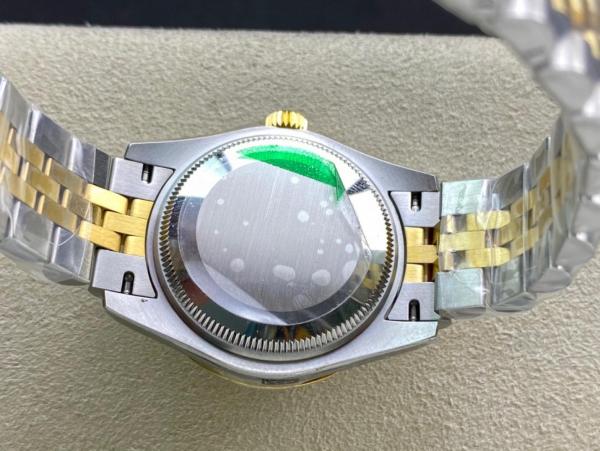ROLEX Quartz Movement Women's Watch 26mm Green Dial Alloy Watch Case