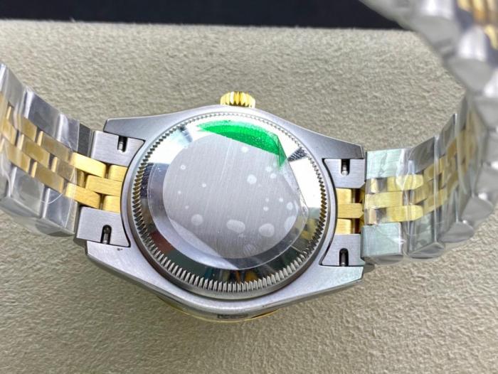 ROLEX Quartz Movement Women's Watch 26mm Green Dial Alloy Watch Case