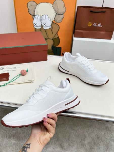 Loro Piana Week End Walk Low top Casual Shoes Men's white