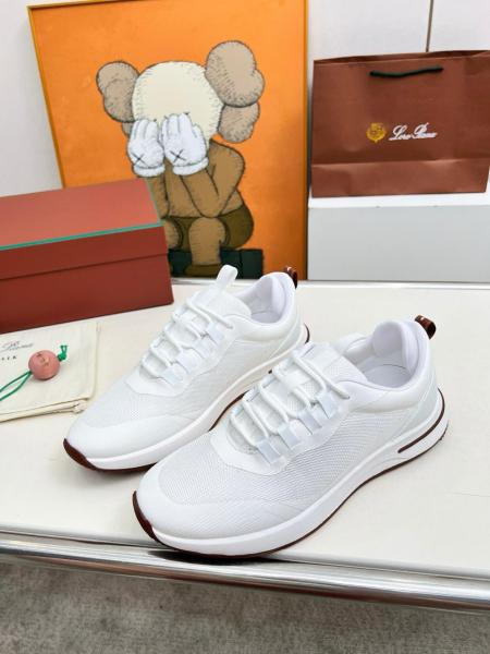 Loro Piana Week End Walk Low top Casual Shoes Men's white
