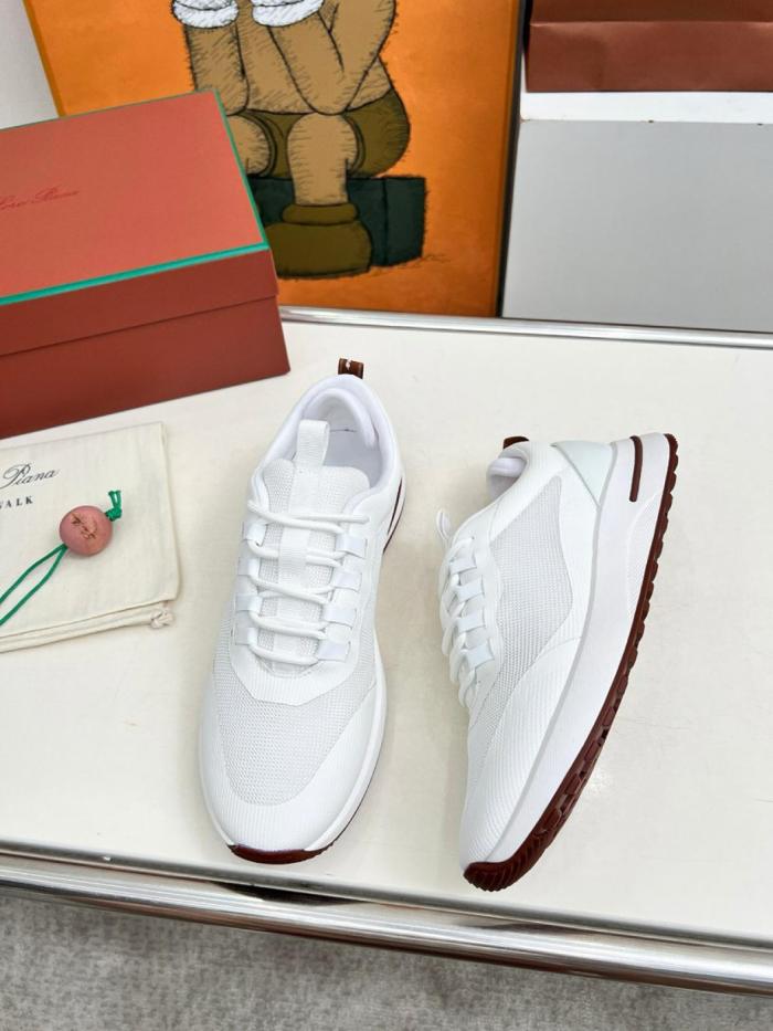 Loro Piana Week End Walk Low top Casual Shoes Men's white