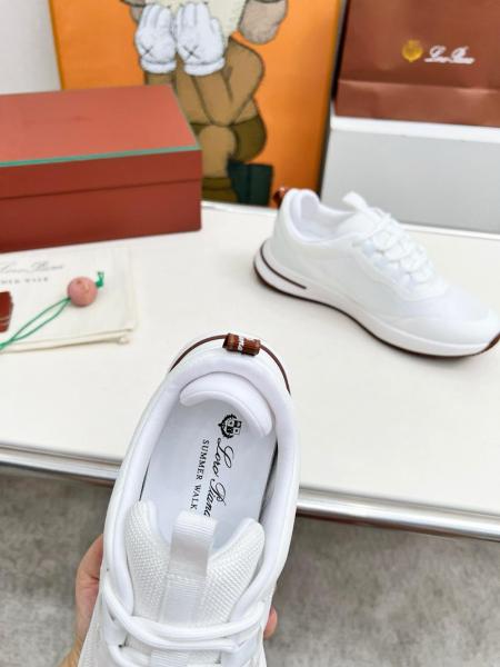 Loro Piana Week End Walk Low top Casual Shoes Men's white