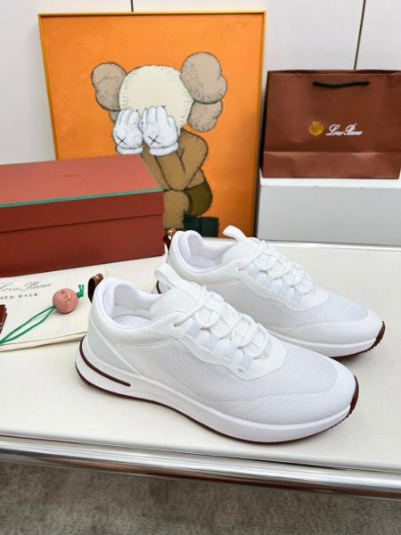 Loro Piana Week End Walk Low top Casual Shoes Men's white