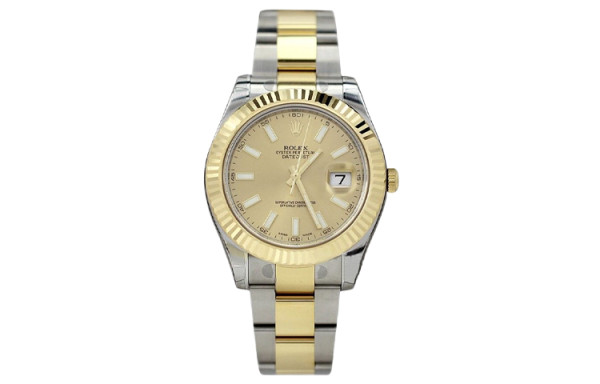 ROLEX Automatic Mechanical Movement Men's Watches Watch 41mm Gold Dial