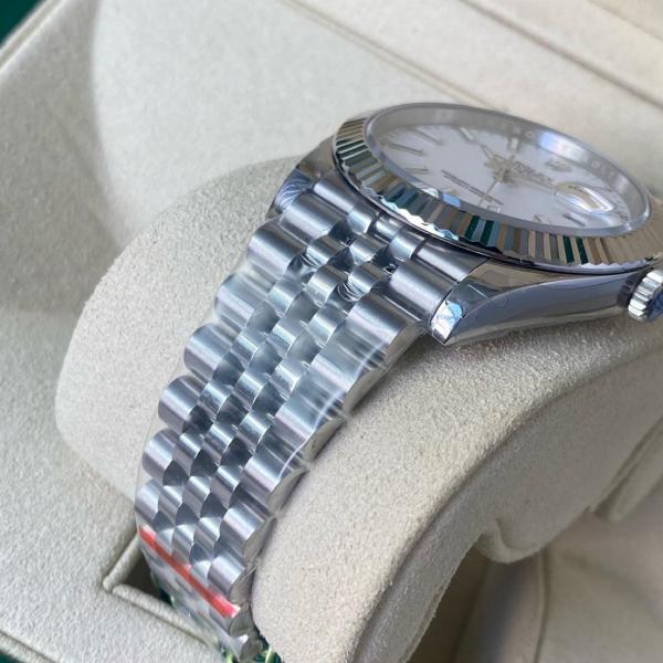 ROLEX Automatic Mechanical Movement Men's Watches Watch 41mm White Dial Oystersteel Case