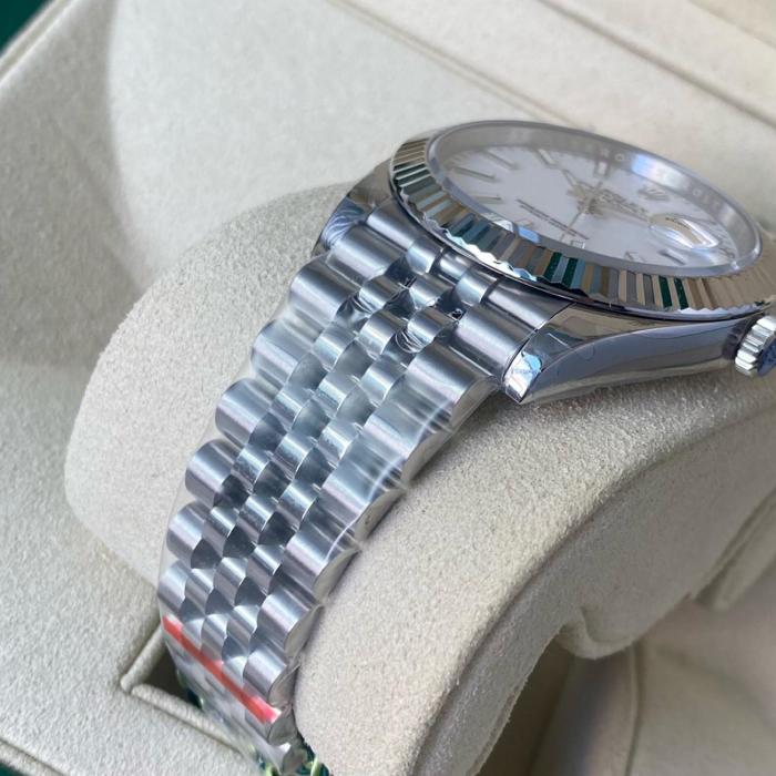 ROLEX Automatic Mechanical Movement Men's Watches Watch 41mm White Dial Oystersteel Case