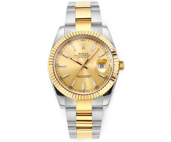 ROLEX Automatic Mechanical Movement Men's Watches Watch 41mm Gold Dial