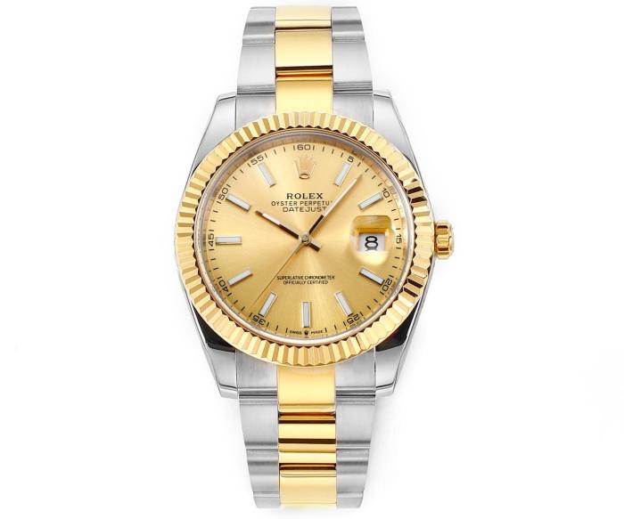 ROLEX Automatic Mechanical Movement Men's Watches Watch 41mm Gold Dial
