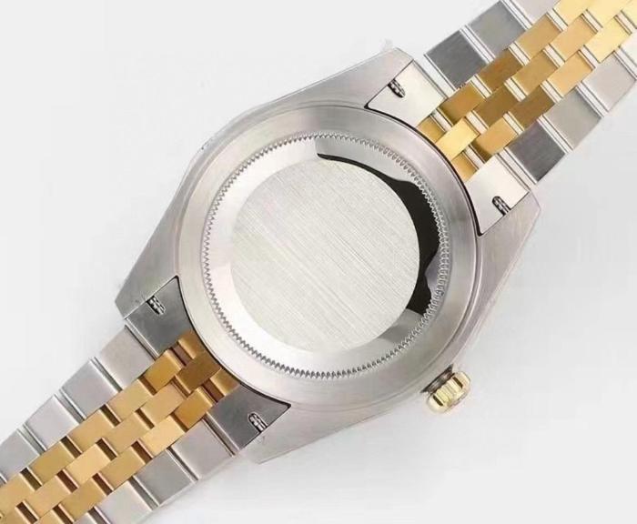 ROLEX Fluted Bezel Two Tone Datejust Collection Automatic Mechanical Movement 100m Waterproof Men's Watches Case Diameter/Size 41mm