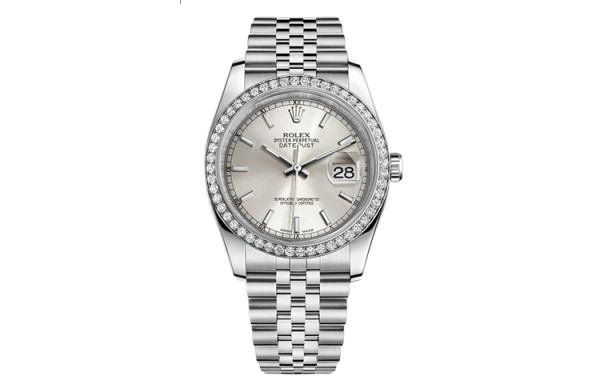 ROLEX Automatic Mechanical Movement 100m Waterproof Men's Watches Watch Silver Dial Stainless Steel Case Case Diameter/Size 36mm