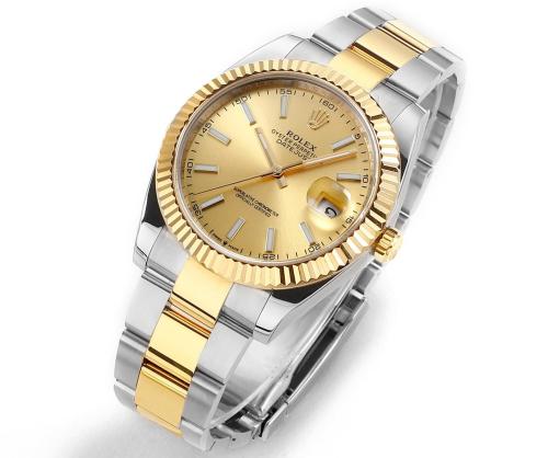 ROLEX Automatic Mechanical Movement Men's Watches Watch 41mm Gold Dial