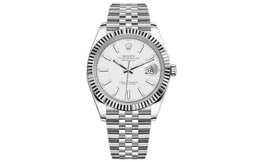 ROLEX Automatic Mechanical Movement Men's Watches Watch 41mm White Dial Oystersteel Case