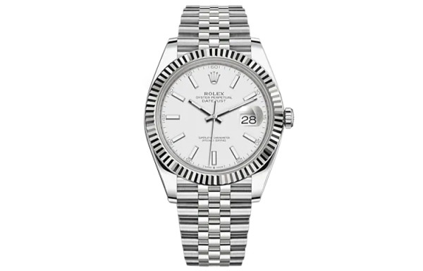 ROLEX Automatic Mechanical Movement Men's Watches Watch 41mm White Dial Oystersteel Case