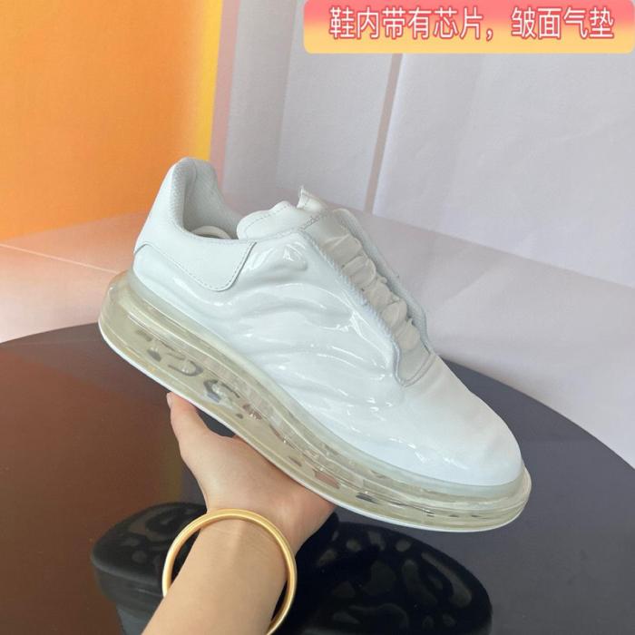 Alexander McQueen Oversized white Lux Gloss