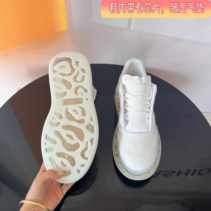 Alexander McQueen Oversized white Lux Gloss