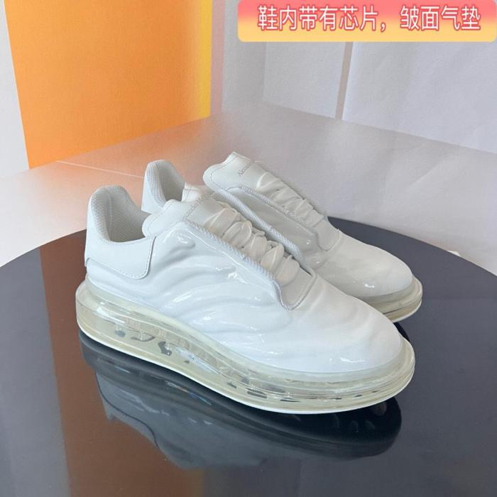 Alexander McQueen Oversized white Lux Gloss