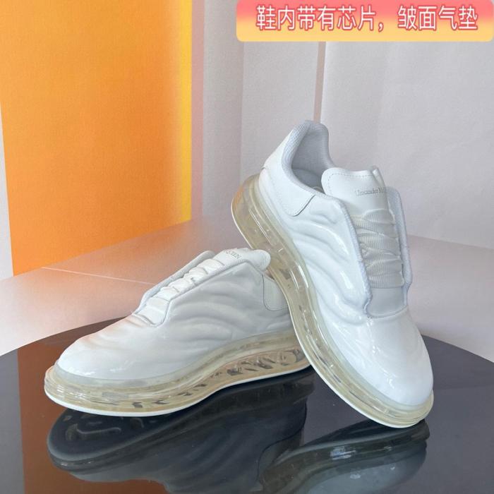 Alexander McQueen Oversized white Lux Gloss
