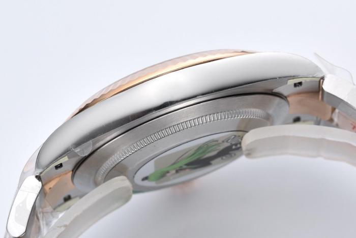ROLEX Automatic Mechanical Movement 100m Waterproof Men's Watches Watch 41mm Pink Watch Dial