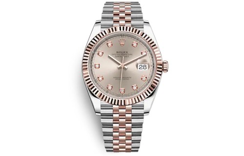 ROLEX Automatic Mechanical Movement 100m Waterproof Men's Watches Watch 41mm Pink Watch Dial