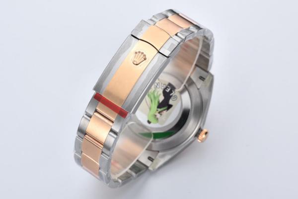 ROLEX Automatic Mechanical Movement 100m Waterproof Men's Watches Watch 41mm Pink Watch Dial