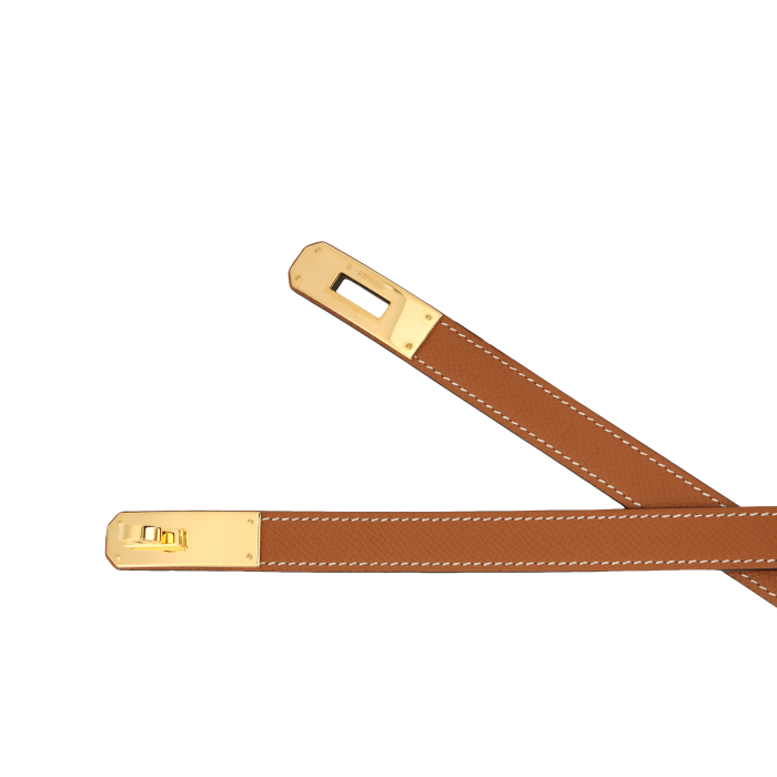 HERMES Kelly Calfskin Leather Belts Women's Width 1.8cm