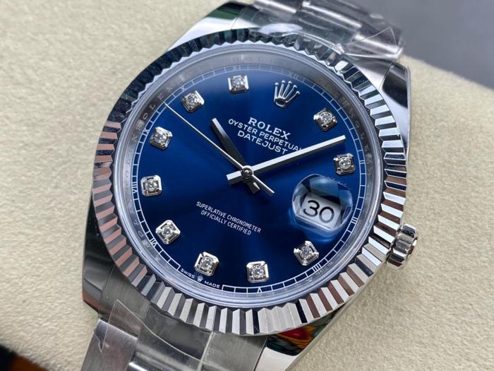 ROLEX Fluted Bezel Datejust Collection Automatic Mechanical Movement 100m Waterproof Men's Watches Watch 41mm