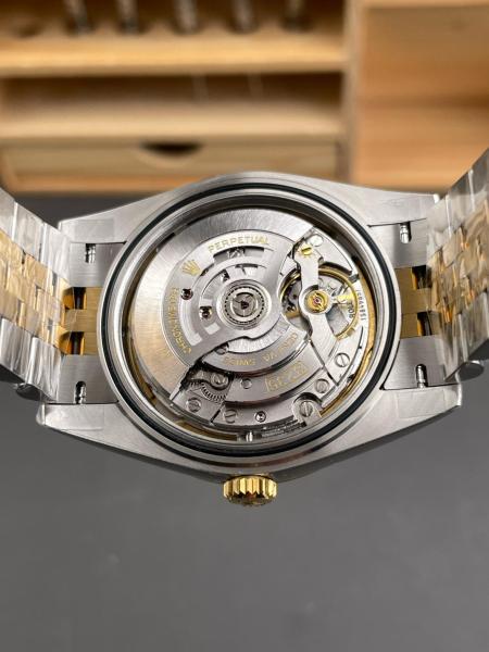 ROLEX Automatic Mechanical Movement Unisex Watch 36mm Gold Dial Oystersteel Case