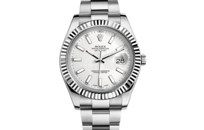 ROLEX Automatic Mechanical Movement Men's Watches Watch 41mm Silver Dial
