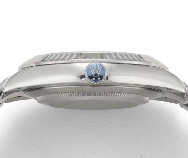 ROLEX Fluted Bezel Datejust Collection Automatic Mechanical Movement Men's Watches Watch 41mm Blue Dial