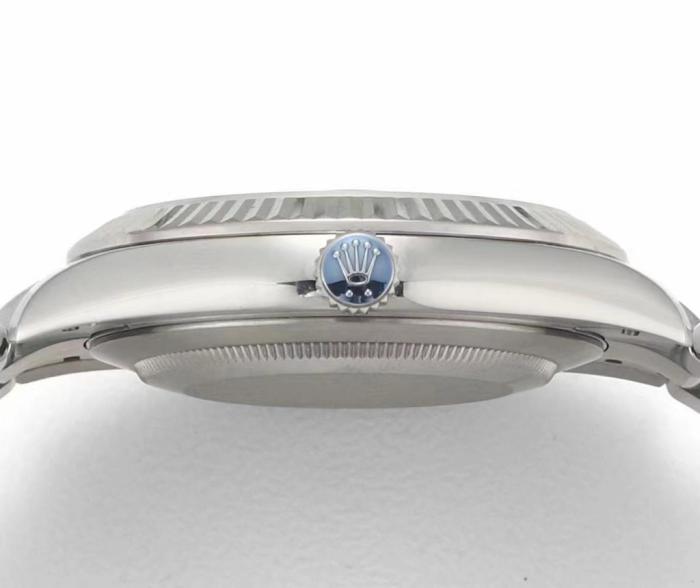 ROLEX Fluted Bezel Datejust Collection Automatic Mechanical Movement Men's Watches Watch 41mm Blue Dial