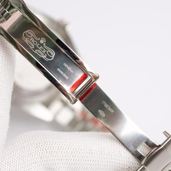ROLEX Automatic Mechanical Movement 100m Waterproof Men's Watches Watch Gray Dial Oystersteel Strap Case Diameter/Size 41mm