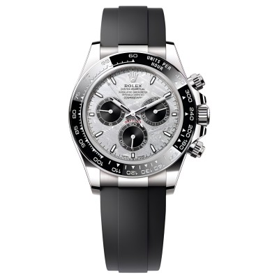 ROLEX Automatic Mechanical Movement 100m Waterproof Unisex Watch 40mm Gray Dial 18K White Gold Watch Case