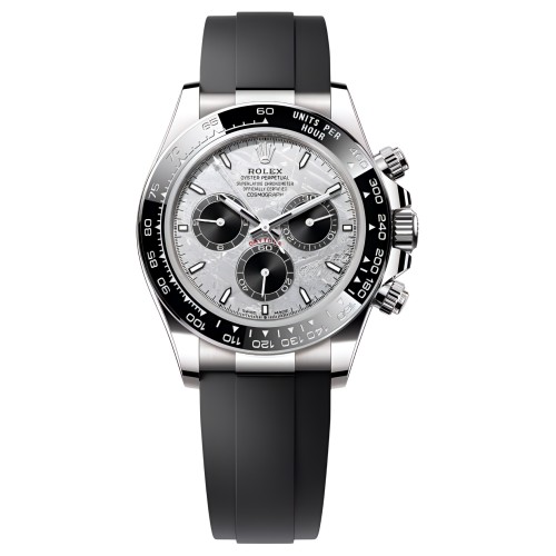 ROLEX Automatic Mechanical Movement 100m Waterproof Unisex Watch 40mm Gray Dial 18K White Gold Watch Case