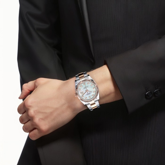 ROLEX Automatic Mechanical Movement Men's Watches Watch 41mm Mother of Pearl Color Watch Dial