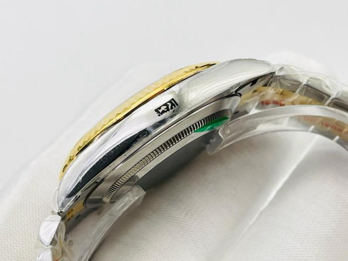 ROLEX Automatic Mechanical Movement 100m Waterproof Men's Watches Watch 41mm White Dial