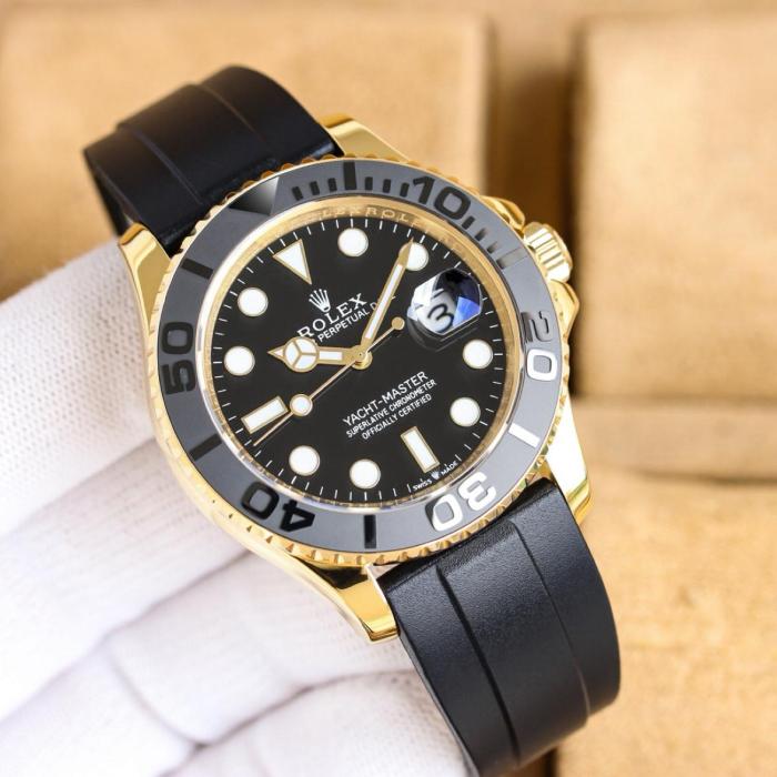 ROLEX Ranger Prestige Automatic Mechanical Movement 100m Waterproof Men's Watches Watch 42mm Black Dial