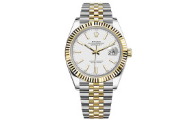 ROLEX Automatic Mechanical Movement 100m Waterproof Men's Watches Watch 41mm White Dial