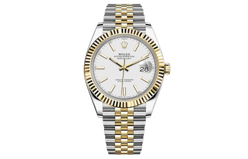 ROLEX Automatic Mechanical Movement 100m Waterproof Men's Watches Watch 41mm White Dial
