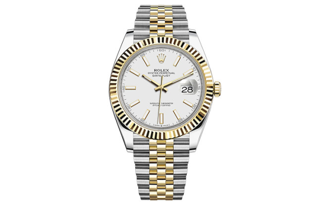 ROLEX Automatic Mechanical Movement 100m Waterproof Men's Watches Watch 41mm White Dial