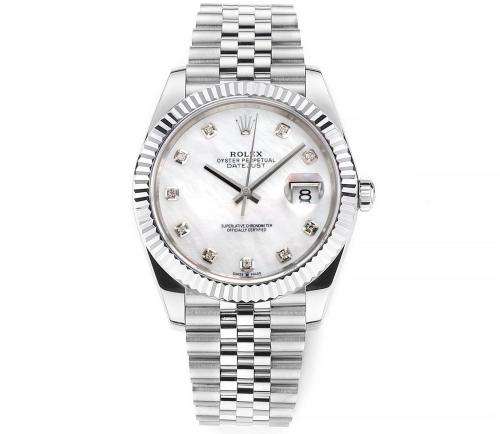 ROLEX Automatic Mechanical Movement Men's Watches Watch 41mm White Dial Oystersteel Case