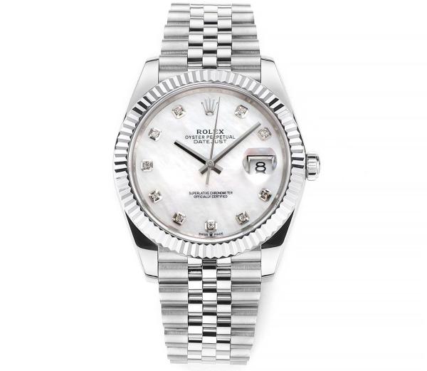 ROLEX Automatic Mechanical Movement Men's Watches Watch 41mm White Dial Oystersteel Case
